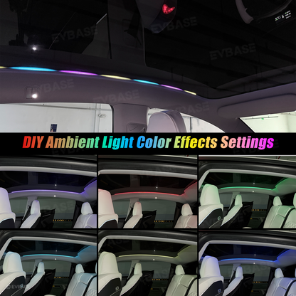 Model Y Juniper Interior Ambient Lighting Kit RGB Streamer LED Light Strip