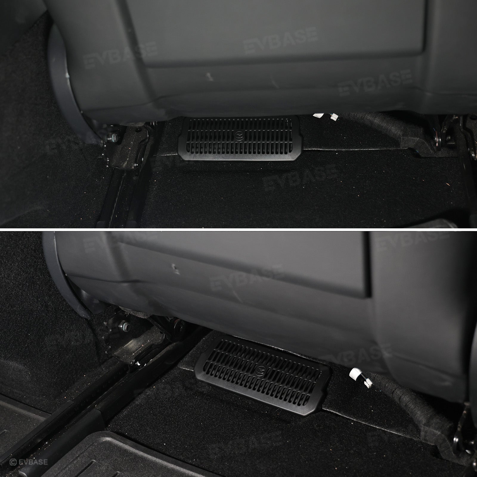 Model 3 Highland Radiator Grille Mesh Insert & Air Intake Vent Cover & Under-Seat Air Vent Cover Backseat Air Flow Outlet Protector