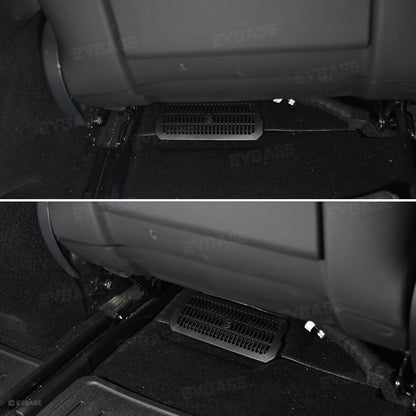 Model 3 Highland Radiator Grille Mesh Insert & Air Intake Vent Cover & Under-Seat Air Vent Cover Backseat Air Flow Outlet Protector
