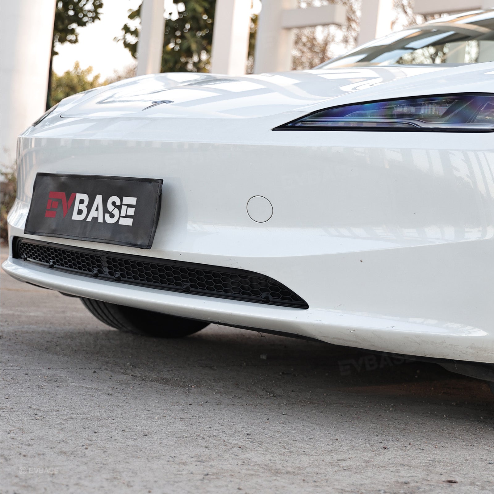 Model 3 Highland Radiator Grille Mesh Insert & Air Intake Vent Cover & Under-Seat Air Vent Cover Backseat Air Flow Outlet Protector