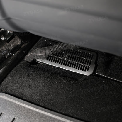 Model 3 Highland Radiator Grille Mesh Insert & Air Intake Vent Cover & Under-Seat Air Vent Cover Backseat Air Flow Outlet Protector