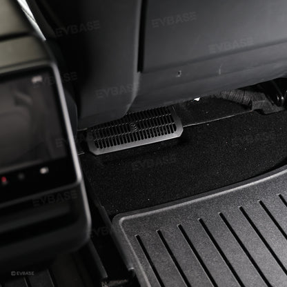 Model 3 Highland Radiator Grille Mesh Insert & Air Intake Vent Cover & Under-Seat Air Vent Cover Backseat Air Flow Outlet Protector