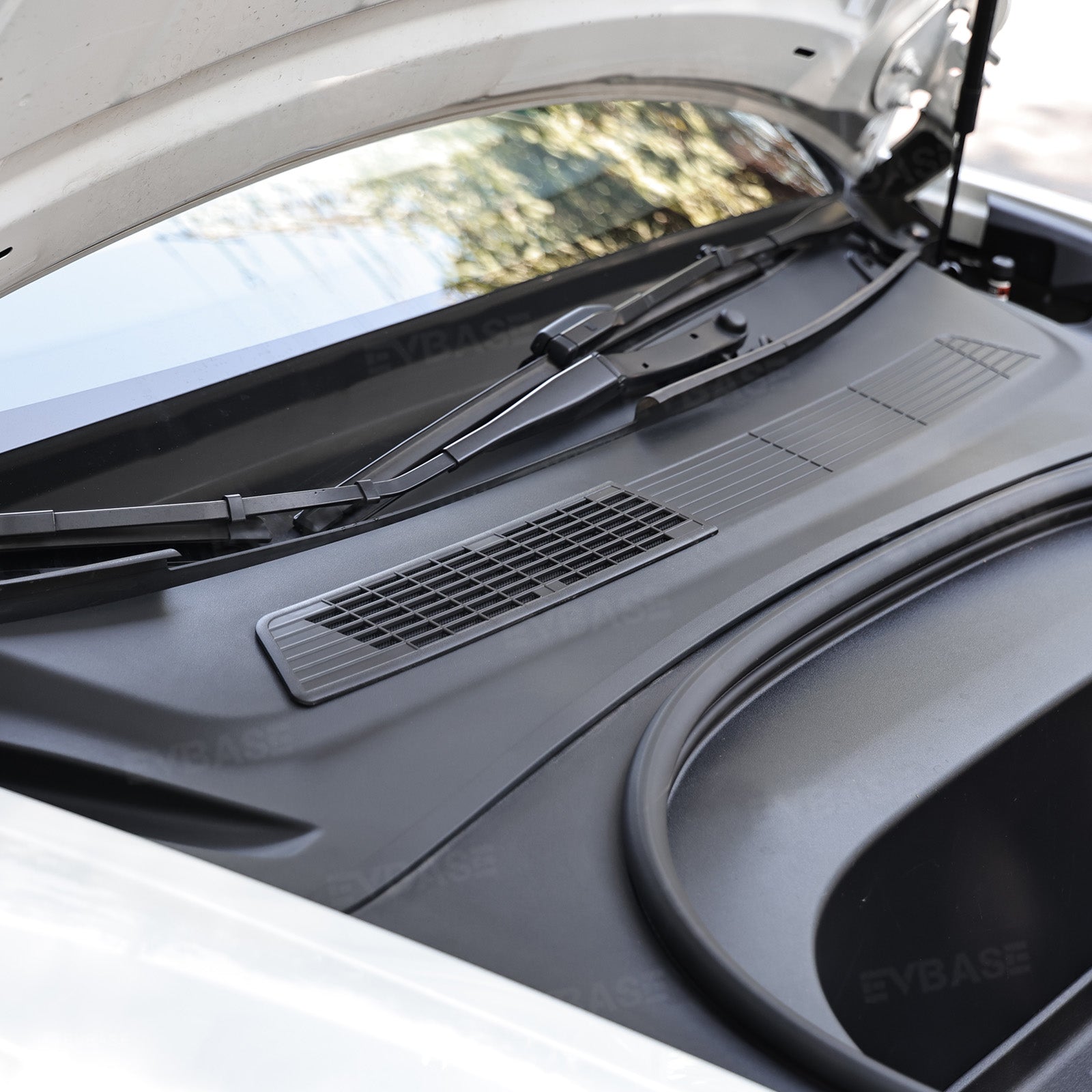 Model 3 Highland Radiator Grille Mesh Insert & Air Intake Vent Cover & Under-Seat Air Vent Cover Backseat Air Flow Outlet Protector