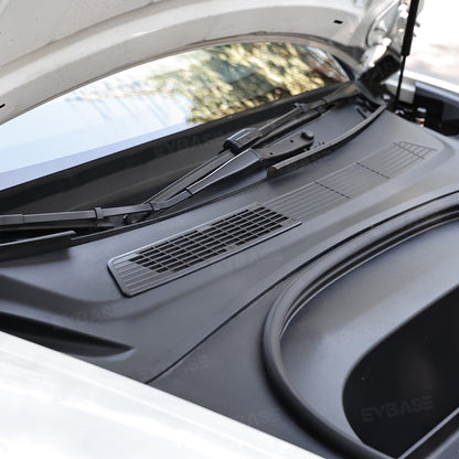 Model 3 Highland Radiator Grille Mesh Insert & Air Intake Vent Cover & Under-Seat Air Vent Cover Backseat Air Flow Outlet Protector