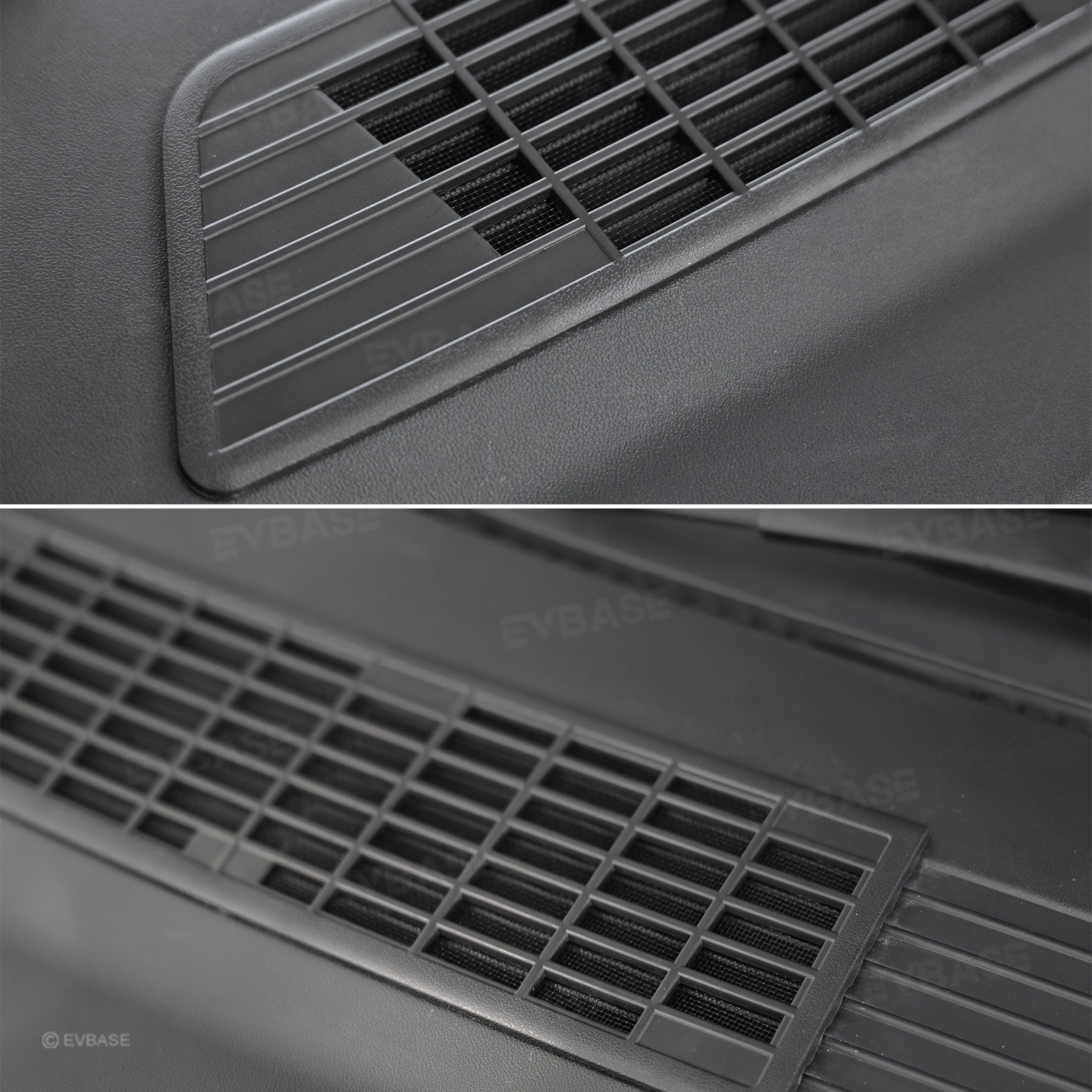 Model 3 Highland Radiator Grille Mesh Insert & Air Intake Vent Cover & Under-Seat Air Vent Cover Backseat Air Flow Outlet Protector