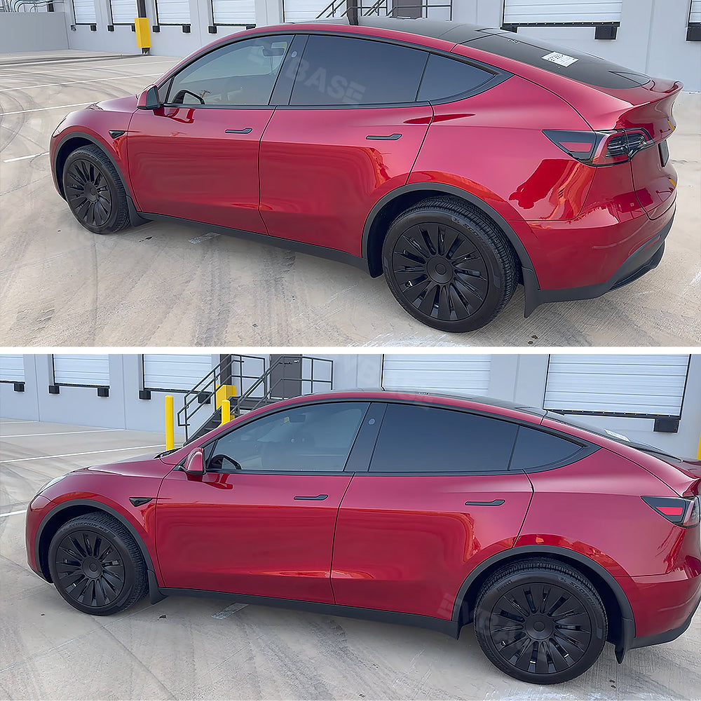 Wheel Covers Model Y Induction Wheel Caps for 19 inch Gemini Wheels 4PCS Matte Tesla Model Y Accessories