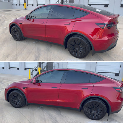 Wheel Covers Model Y Induction Wheel Caps for 19 inch Gemini Wheels 4PCS Matte Tesla Model Y Accessories