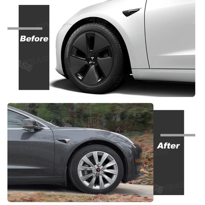 Tesla Model 3 Wheel Covers 18inch Model 3 Hub Caps Inspired by Model 3 Sport Wheels  2021-2023.10