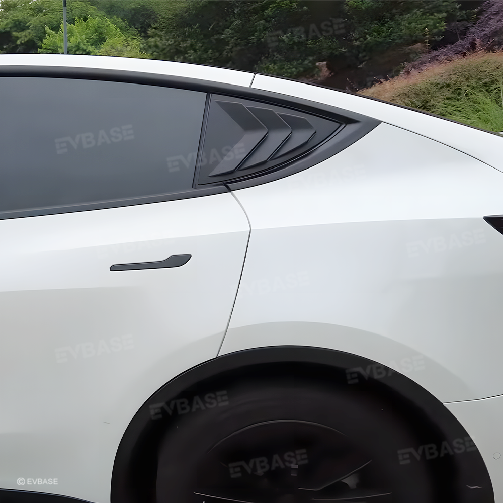 Tesla Model 3 Y Rear Side Window Louvers Air Vent Scoop Louvers Covers 2pcs