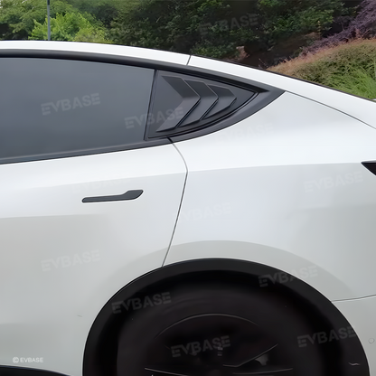 Tesla Model 3 Y Rear Side Window Louvers Air Vent Scoop Louvers Covers 2pcs