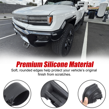 Tow Hook Covers for GMC Hummer EV Front Rear Bumper Performance D-ring Recovery Hook 3PCS
