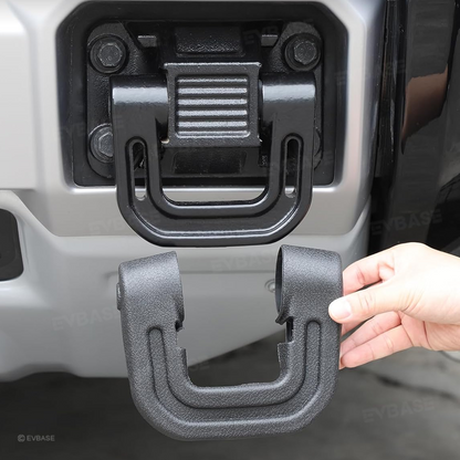 Tow Hook Covers for GMC Hummer EV Front Rear Bumper Performance D-ring Recovery Hook 3PCS