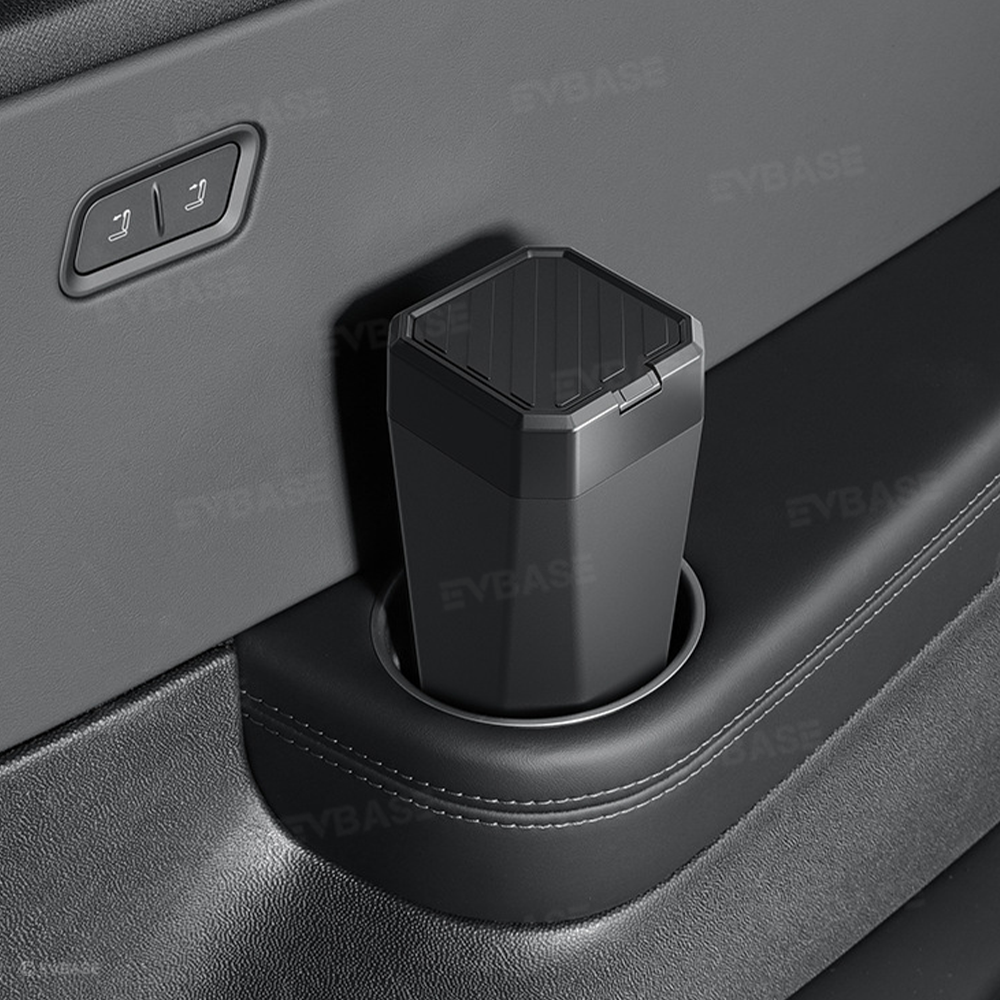 Trash Can Storage Bin with Lid Inspired by Cybertruck for Tesla Model Y/3/X/S/Cybertruck