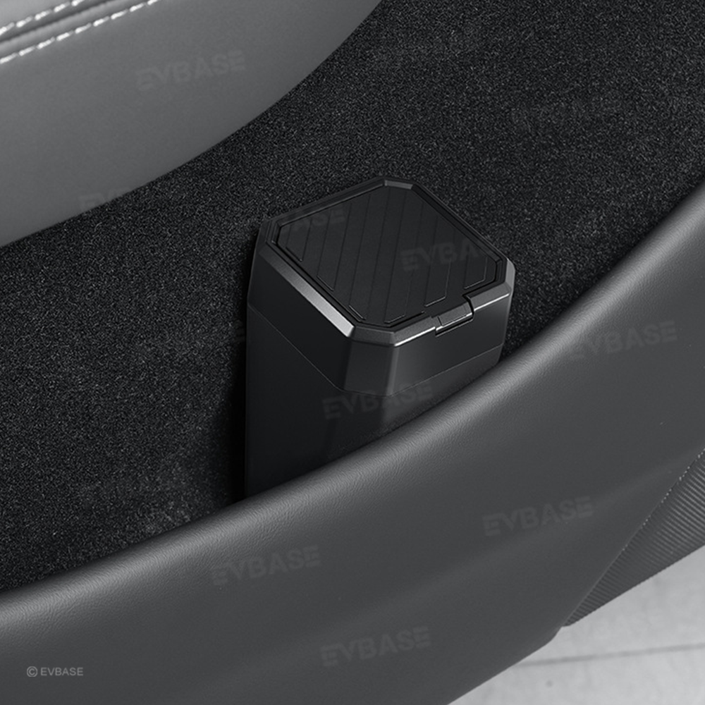 Trash Can Storage Bin with Lid Inspired by Cybertruck for Tesla Model Y/3/X/S/Cybertruck