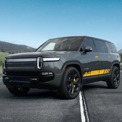 Vinyl Wrap for Rivian R1S Off-Road Style Double-Sided Vinyl Sticker Decals Graphics