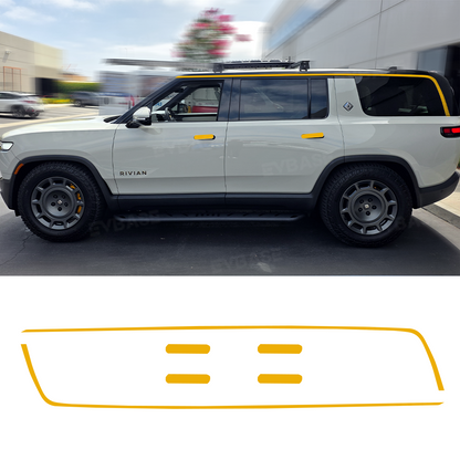 Vinyl Wrap for Rivian R1S Off-Road Style Double-Sided Vinyl Sticker Decals Graphics