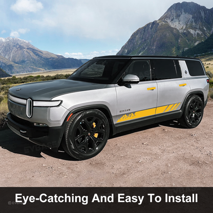 Vinyl Wrap for Rivian R1S Off-Road Style Double-Sided Vinyl Sticker Decals Graphics