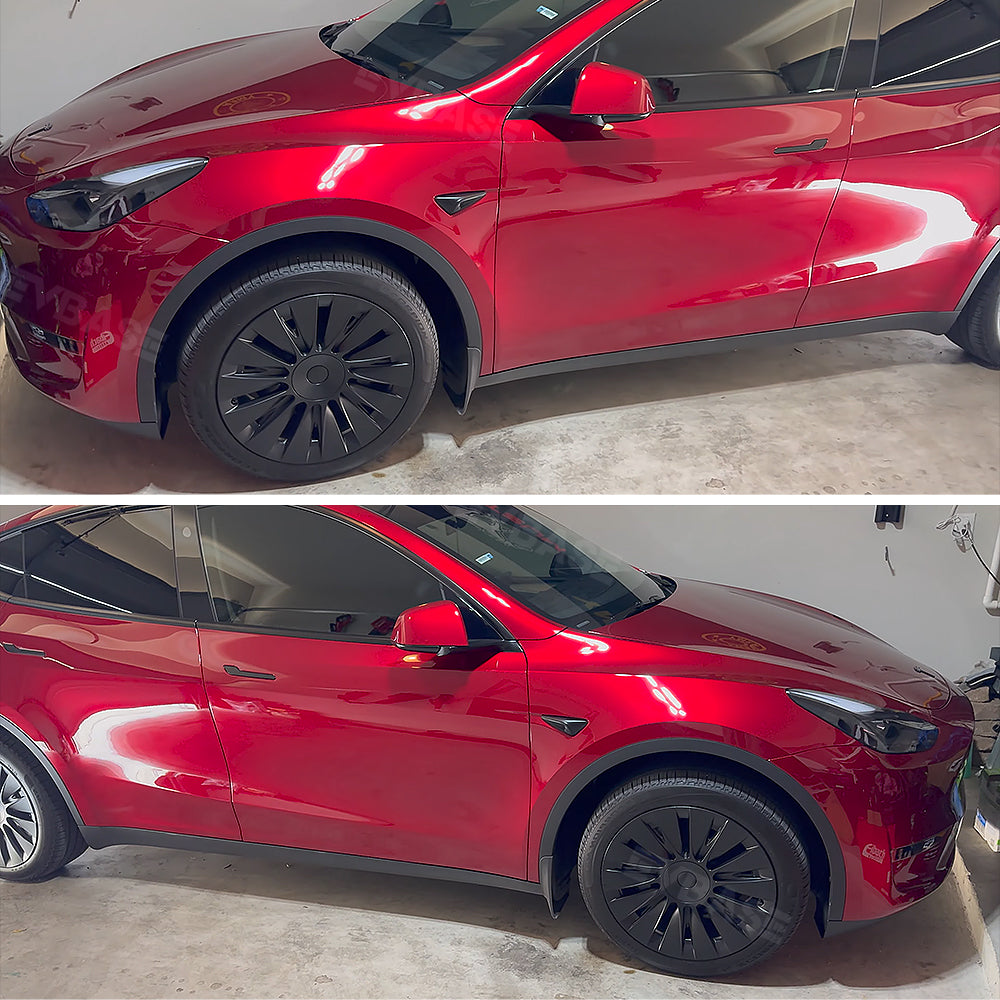 Wheel Covers Model Y Induction Wheel Caps for 19 inch Gemini Wheels 4PCS Matte Tesla Model Y Accessories