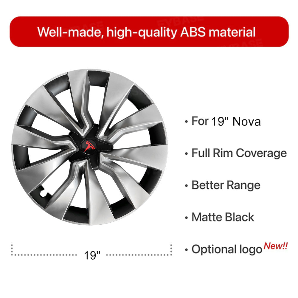 Wheel Covers for Tesla Model 3 Highland 19" Nova Wheels OEM-Style Hubcaps