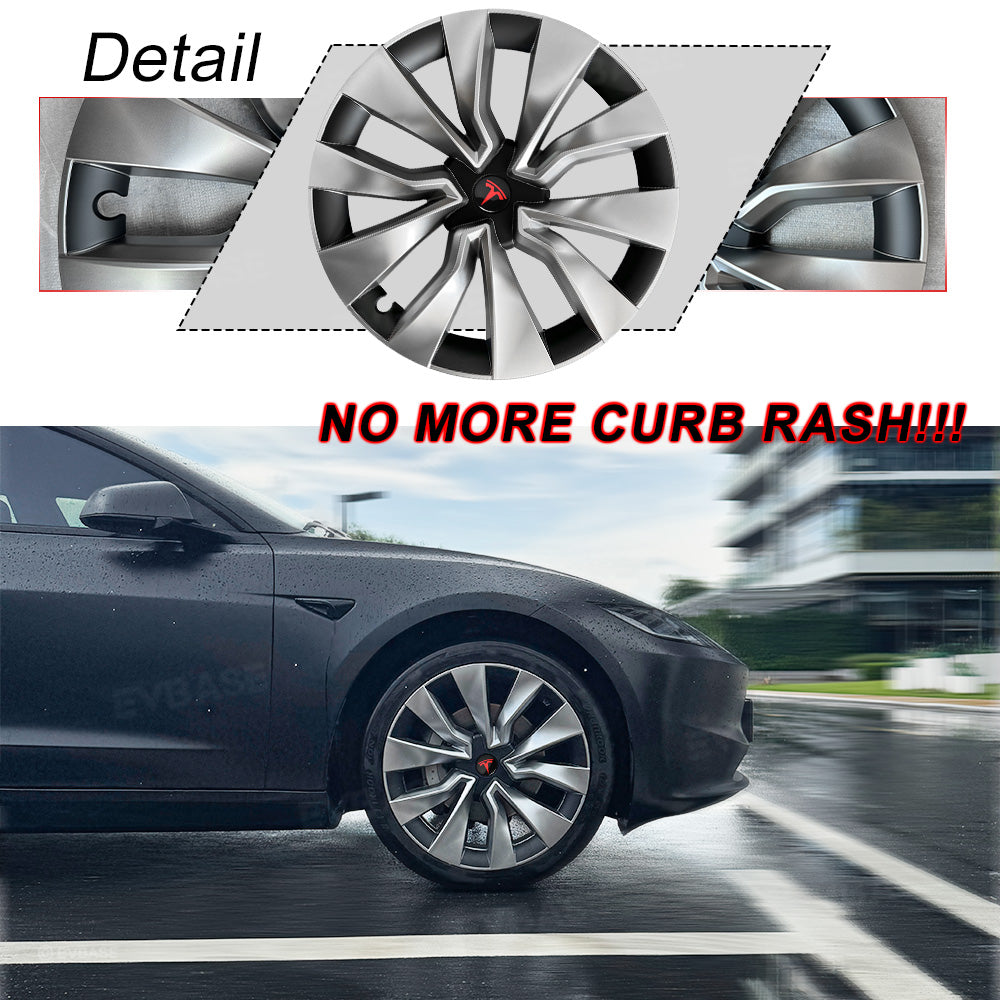 Wheel Covers for Tesla Model 3 Highland 19" Nova Wheels OEM-Style Hubcaps