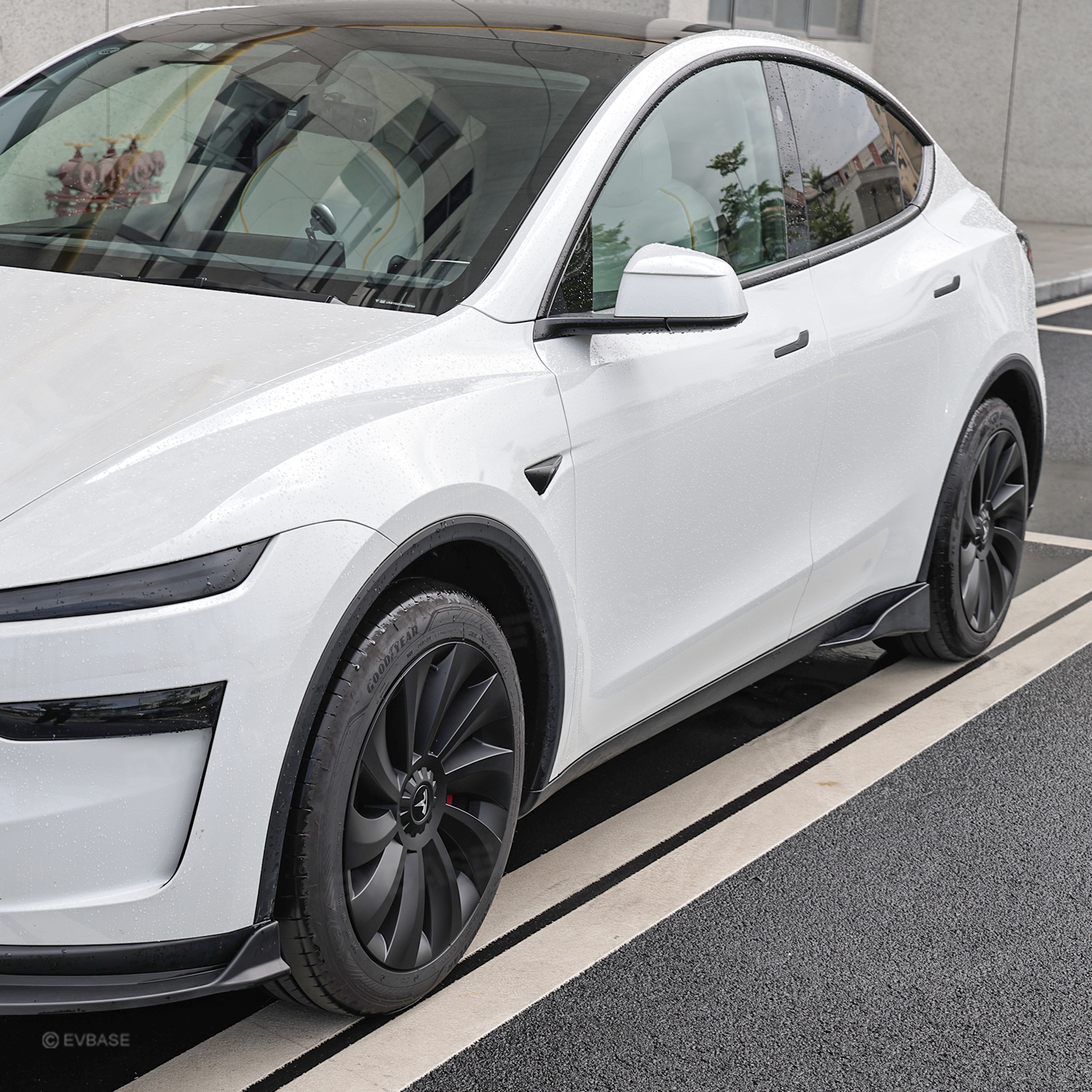 Wheel Covers for Tesla Model Y Juniper 19" Crossflow Wheels Überturbine Style Hubcaps Upgrade 2.0
