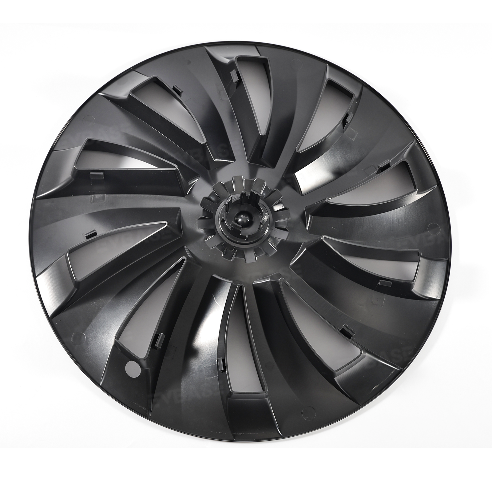 Wheel Covers for Tesla Model Y Juniper 19" Crossflow Wheels Überturbine Style Hubcaps Upgrade 2.0