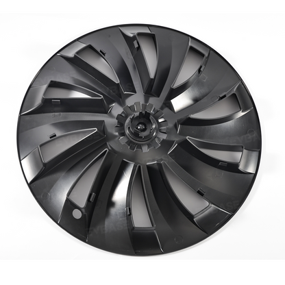 Wheel Covers for Tesla Model Y Juniper 19" Crossflow Wheels Überturbine Style Hubcaps Upgrade 2.0