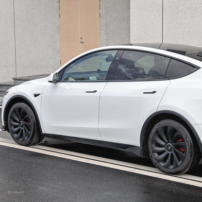 Wheel Covers for Tesla Model Y Juniper 19" Crossflow Wheels Überturbine Style Hubcaps Upgrade 2.0