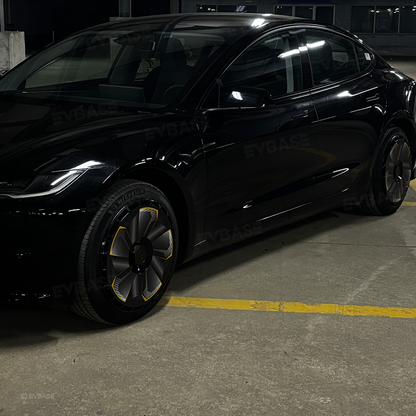 Model 3 Highland Hubcaps 18'' & 19'' Customized Graphics Full Coverage Wheel Covers 4PCS