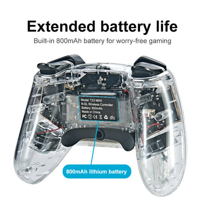 Wireless RGB Bluetooth Gaming Controller Gamepad for Tesla Model Y Juniper & 3/Y/S/X/Cybertruck