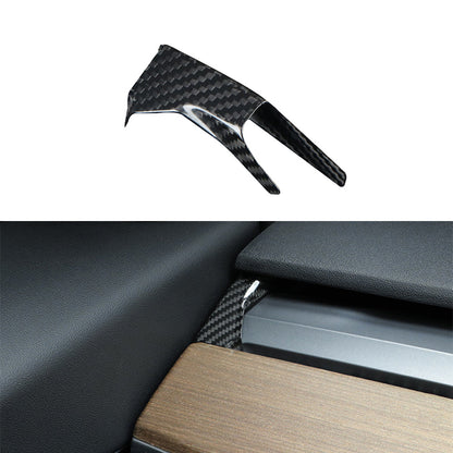 Model Y 3 Carbon Fiber Interior Accessories Dashboard Side Cover for Tesla