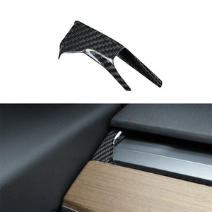 Tesla Dashboard Side Cover Model 3 Y Real Carbon Fiber Tesla Interior Accessories