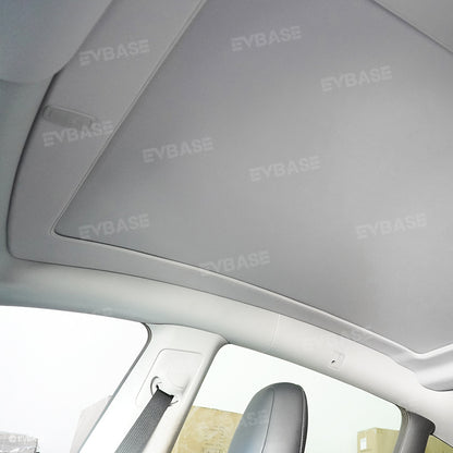 EVBASE Tesla Model 3 Y einziehbarer Sonnenschutz Glasdach Sonnenschutz