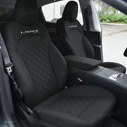 Model Y Juniper Seat Covers NAPPA Leather Full Coverage Seat Protector with Diamond Quilted Design