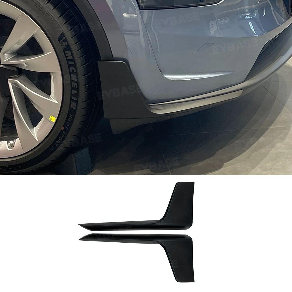 Model Y Juniper Front Lip Spoiler Whale Tail Style Front Bumper Corner Spoiler ABS Splitter for Tesla
