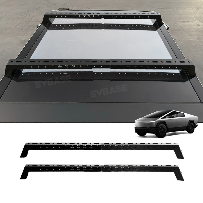 Tesla Storage Rack Tesla Cybertruck Roof Rack Crossbar Telescoping Lockable Cargo Rack Ro ...