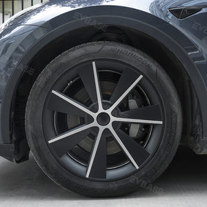 EVBASE Tesla Model Y Gemini Wheel Covers 19inch Aftermarket Wheel covers for Model Y 2020-2024 Year