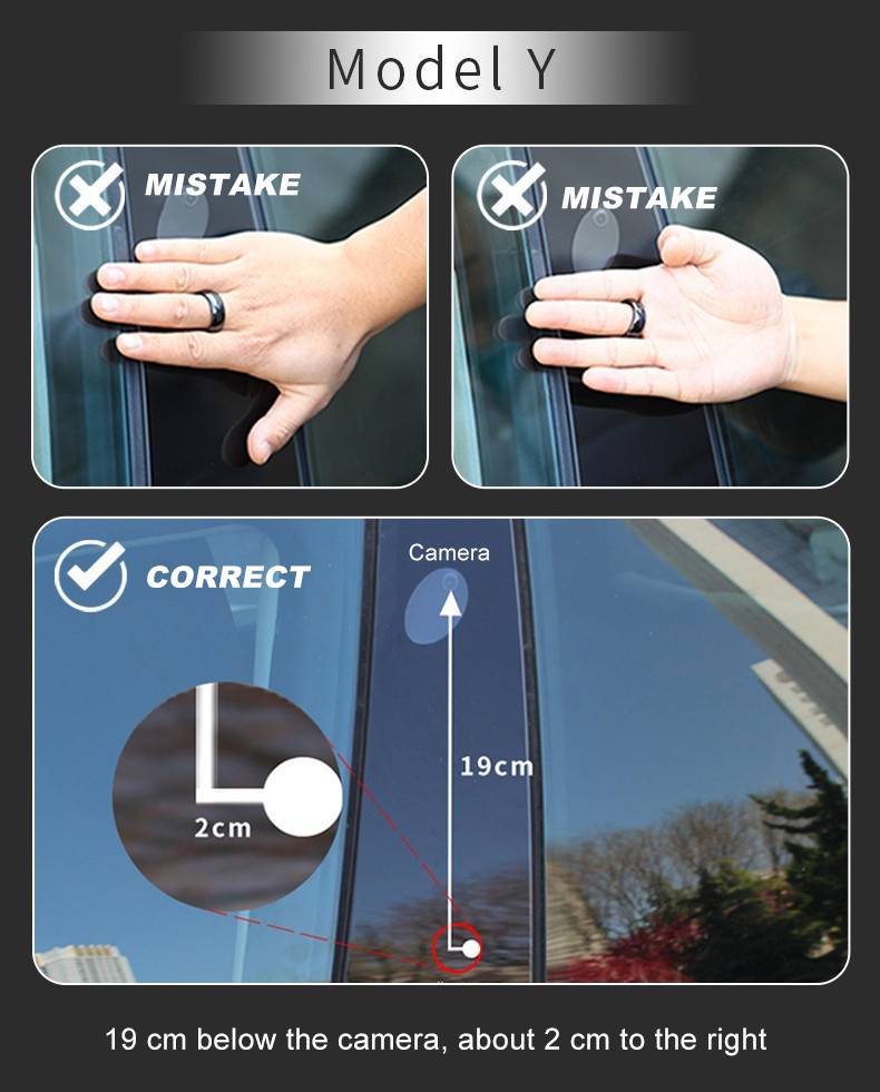 Model 3 Y S Smart Ring Key Tesla Accessories for Tesla