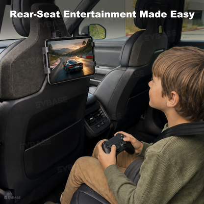 Back Seat Phone & Tablet Mount Anchor for Rivian R1T/ R1S/ R2 Magnetic Ball Mount Holder