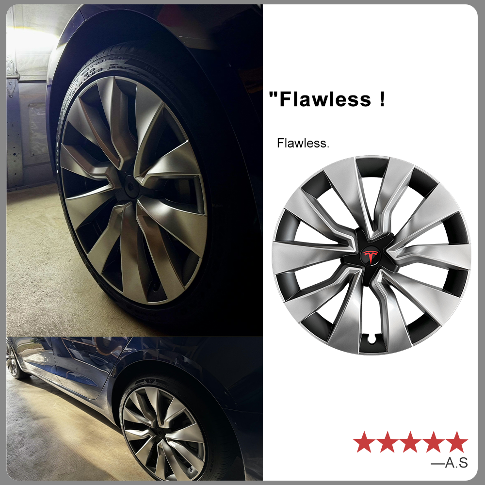 Model 3 Highland 19-Inch Wheel Covers for Tesla Nova Wheels Hub Caps Wheel Rim Protector EVBASE