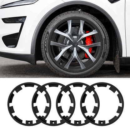 Model Y Juniper Performance Wheel Rim Protector & Wheel Center Caps Kit & Lug Nut Covers for Tesla 21" Arachnid 2.0 Wheels