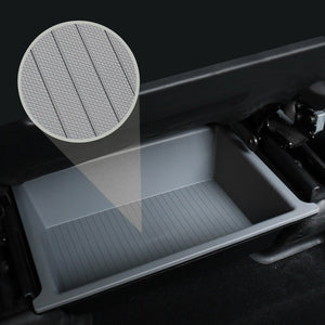 New EVBASE Model Y Underseat Storage Box Organizer Tesla Hidden Tray With double layer Cover