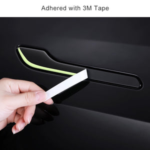 Tesla Model 3 Y Luminous Door Handle Wrap Door Handle Protector Stickers Anti-Scratch 4pcs