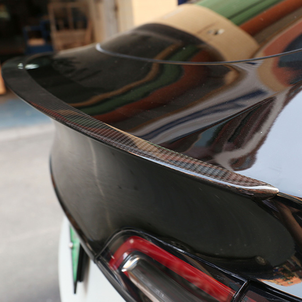 Tesla Model 3/Y Carbon Fiber Spoiler Wing Tesla Model 3 Accessories Model Y Accessories