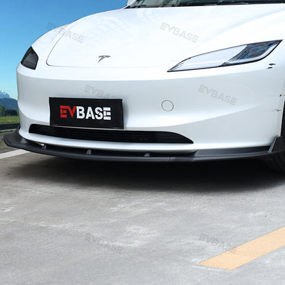 Model 3 Highland Front Bumper Lip ABS Splitter Front Apron Body Kits Spoiler Fascia 3-Stage For Tesla