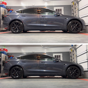 EVBASE Tesla Model 3 copriruota 18 pollici Sport Model S versione plaid Aracnid copriruota 4 pezzi opaco