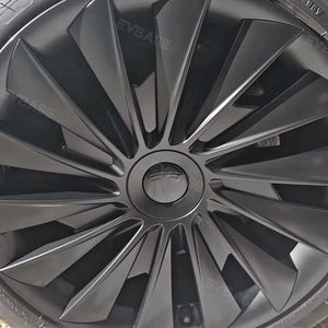 Model 3 Highland Wheels Covers Hub Caps Matte Black 18inch for Tesla Exterior Accessories EVBASE