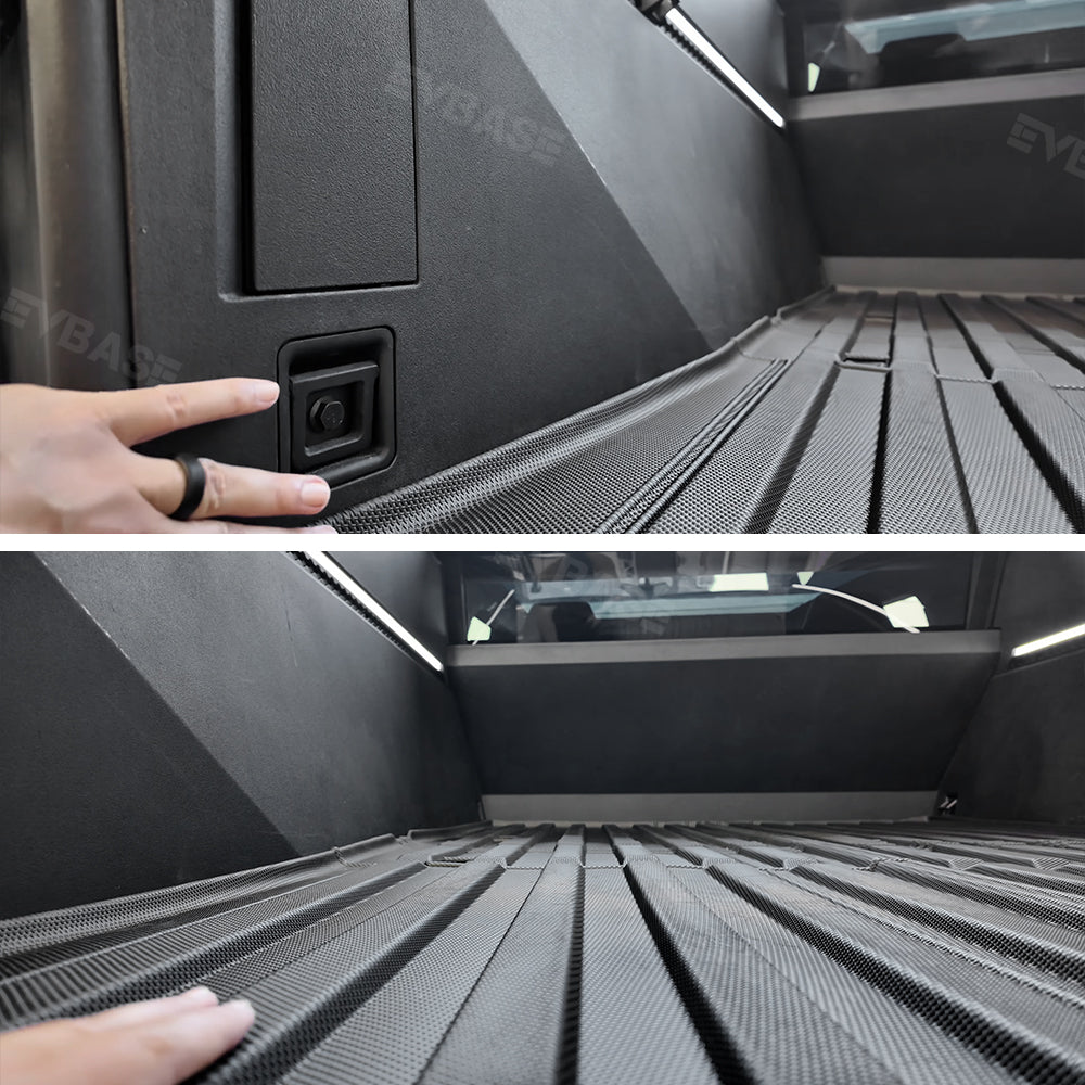 Cybertruck Truck Bed Liner Mat Foldable Pickup All Weather Rugged Bed Cover Cargo Floor Mat for Tesla
