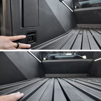 Cybertruck Truck Bed Liner Mat Foldable Pickup All Weather Rugged Bed Cover Cargo Floor Mat for Tesla