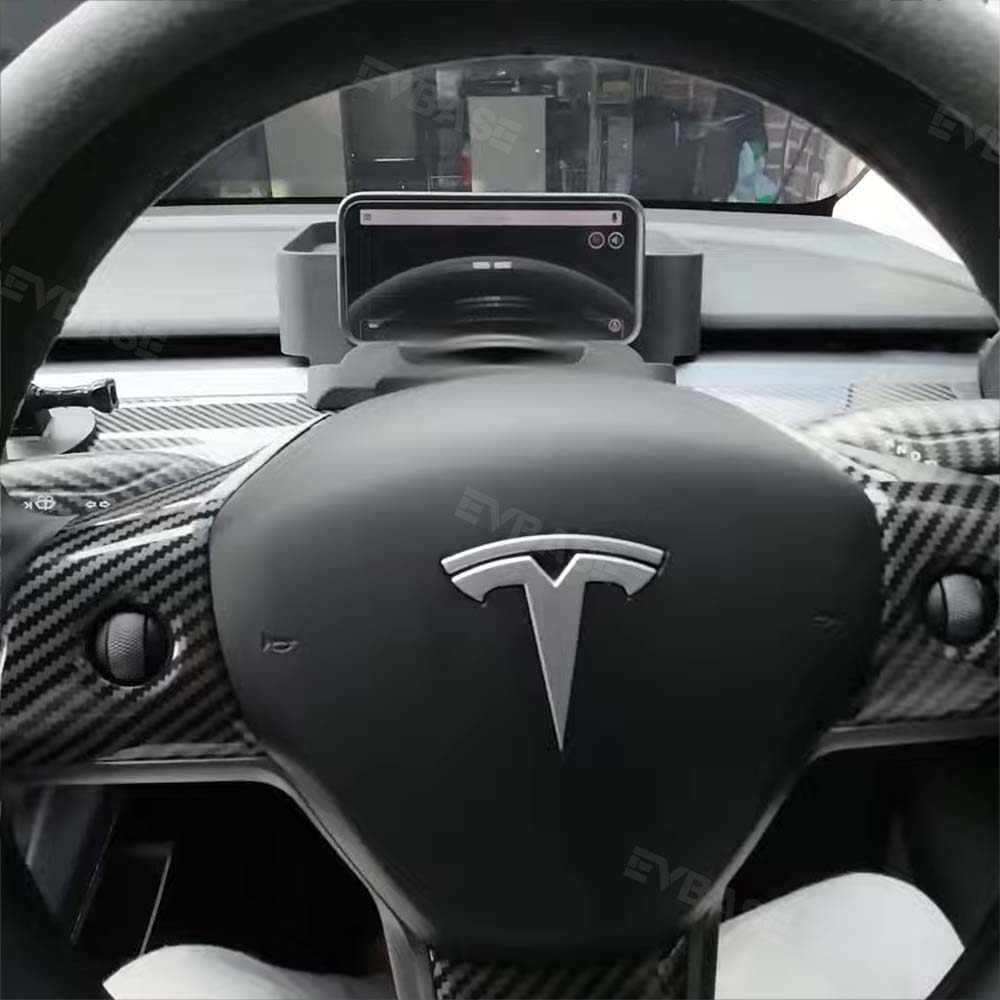 Tesla Model 3 Y Organizer Behind Screen Storage Box Dashboard Hidden Tray Non-Slip Sunglasses Holder